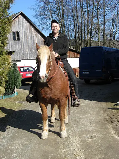 Momentaufnahme aus der Freizeit mit dem Pferd